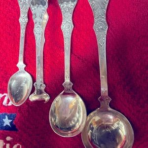 Antique Real Silver by Harold Nordby Flat Rose 1875-1950